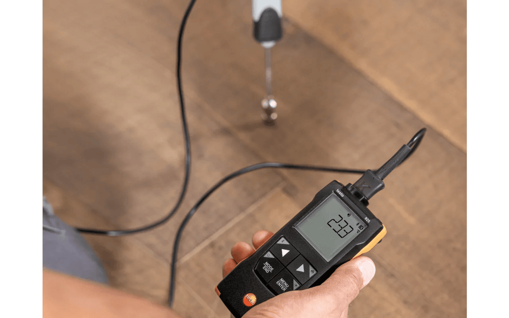 Hand holding a digital device with a screen on a wooden floor

Testo 925 Compact Class Digital Single Channel Thermometer

Testo at Heating Engineer Supplies

Trade supplies Limerick
Trade supplies Ireland
Heating Engineer Supplies Limerick
Heating Engineer Supplies Cork
Heating Engineer Supplies Dublin
Heating Engineer Supplies Galway
Heating Engineer Supplies Ireland