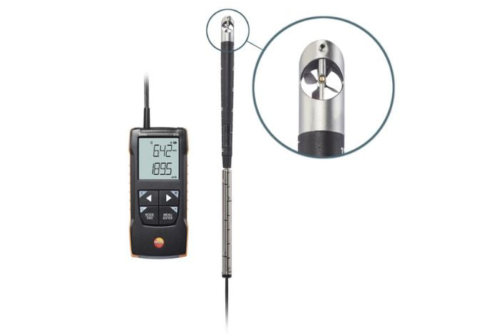 Testo 416 Compact Class 16mm Vane Anemometer

Testo at Heating Engineer Supplies

Trade supplies Limerick
Trade supplies Ireland
Heating Engineer Supplies Limerick
Heating Engineer Supplies Cork
Heating Engineer Supplies Dublin
Heating Engineer Supplies Galway
Heating Engineer Supplies Ireland

An anemometer with a digital display and a close-up of the wind sensor on a white background.