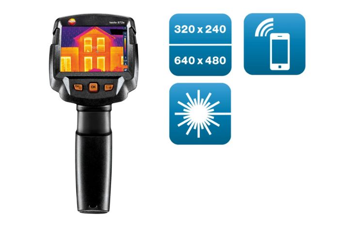 Testo 872s Thermal Imaging Camera

Testo at Heating Engineer Supplies

Trade supplies Limerick
Trade supplies Ireland
Heating Engineer Supplies Limerick
Heating Engineer Supplies Cork
Heating Engineer Supplies Dublin
Heating Engineer Supplies Galway
Heating Engineer Supplies Ireland

Infrared thermal imaging camera with display of resolution and connectivity icons on a white background